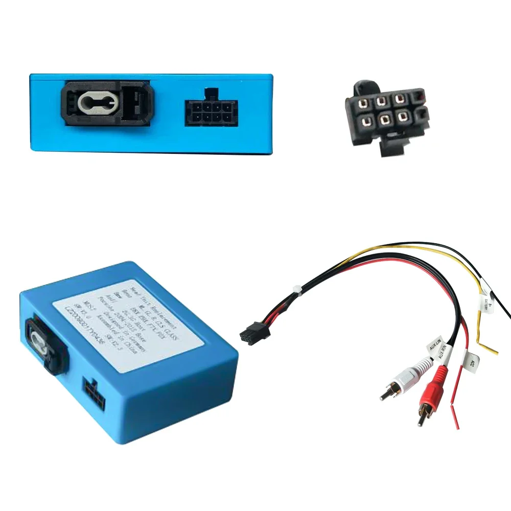 Car Stereo Radio Optical Fiber Decoder Box for Mercedes Benz ML/R Series Porsche Cayenne