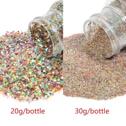 Vibrant Glitter Sprinkles for Creative DIY Makeup and Nail Art (Light color mix)