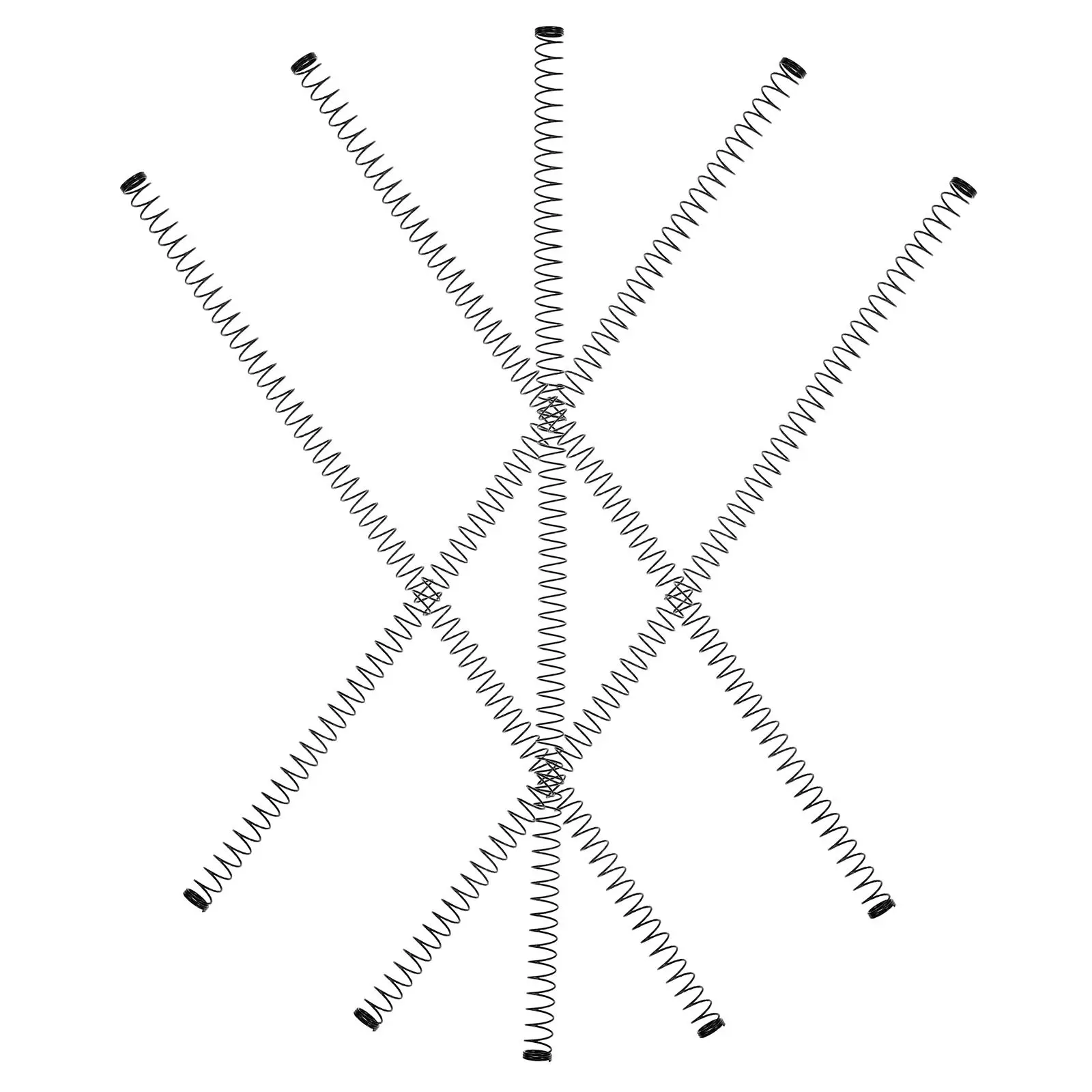 브래드 네일러용 5개입 푸시 핀 스프링 교체품, 고장력 탄소강 네일건 스프링, 전문 목공 도구