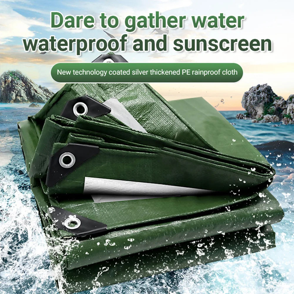 Large Tarpaulin Waterproof Heavy Duty Tarp Rain Cover 2*3m 3*4m Reinforced Multipurpose Outdoor Garden Backyard Awning Canopy waterproof tarpaulin waterproof tarp tarpaulin rain cover