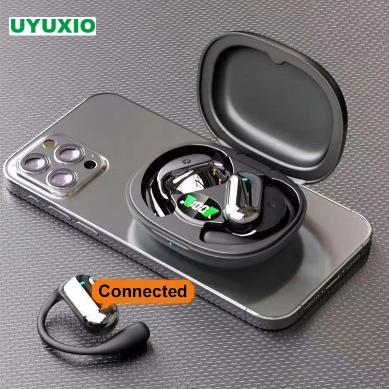 Wireless Earbuds with Ear Hooks for Sports and Fitness
