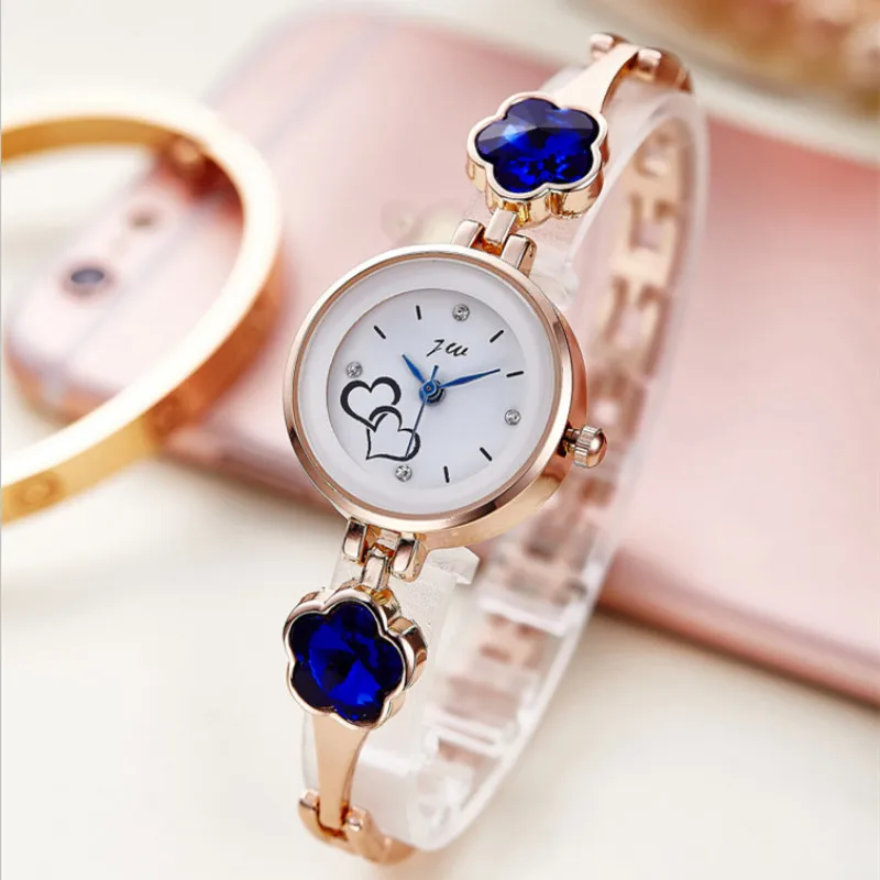 Ladies watch, fashion casual alloy strap quartz watch, exquisite high-value bracelet watch
