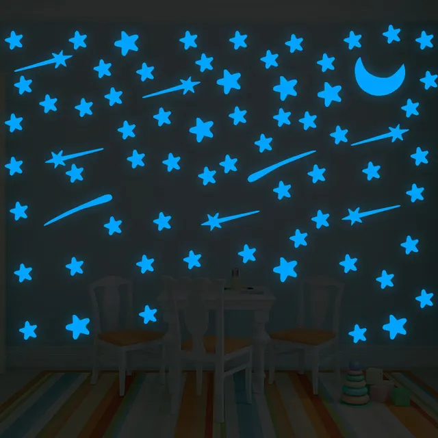 450/500pcs/set Luminous Star Dot Stickers Children Bedroom Fluorescent Painting Toy PVC Glow in Dark Toys Kids Room Decorations 6