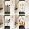 Japanese Door Curtain Noren Cute Funny Cat Drapes Living Room Bedroom Doorway Partition Kitchen Entrance Hanging Half-Curtains 2