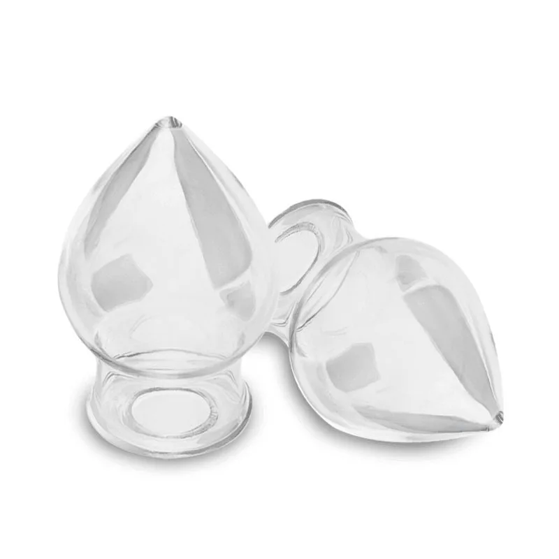 Plug anale in vetro cavo Speculum anale Big Butt Plug Stimolazione anale Dilatatore Prostata Massa_voghion.com