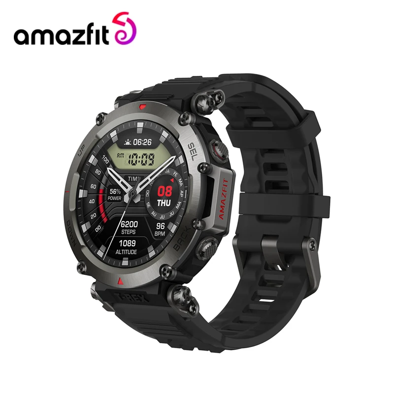 Nuovo Amazfit T-Rex Ultra Smart Watch Dual-Band Gps 10 Atm Smartwatch Resistente All'Acqua Per Telefono Android Ios