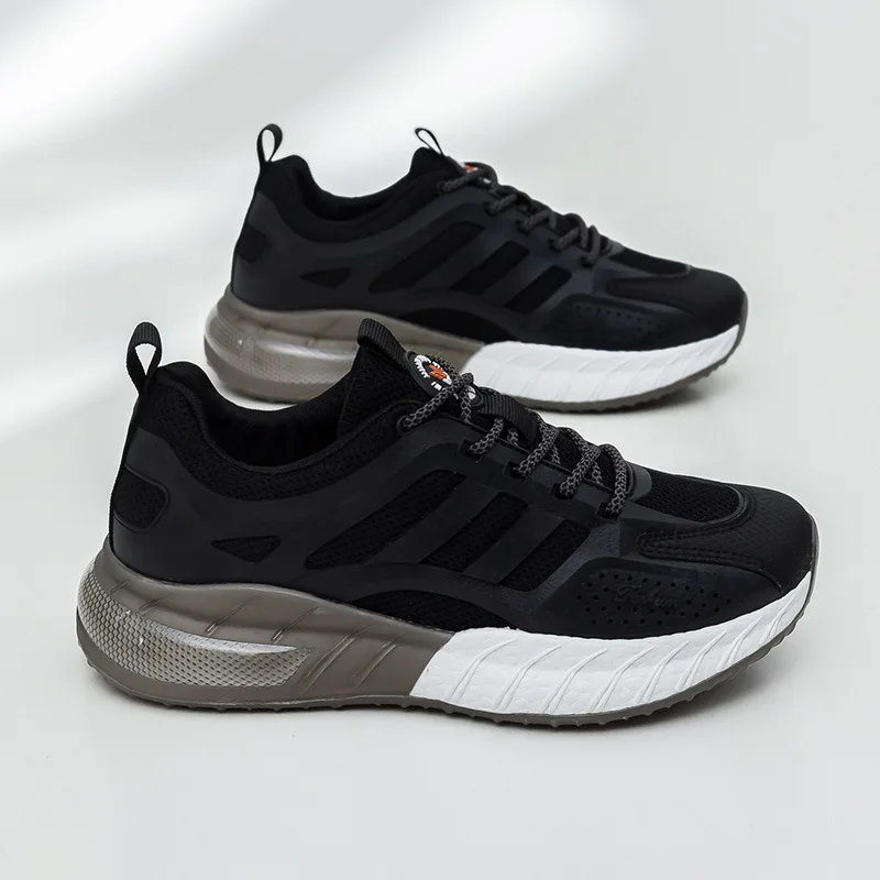 New Popcorn Bottom Sneakers Female Couple Versatile Thick-soled Little White Shoes Mesh Breathable Running Shoes Men's F8802