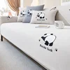 New Chenille Sofa Cushion Fabric Four Seasons Universal Non-Slip Cushion Cute Chinese Style Simple Style Sofa Cover Towel 1