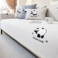 New Chenille Sofa Cushion Fabric Four Seasons Universal Non-Slip Cushion Cute Chinese Style Simple Style Sofa Cover Towel 1