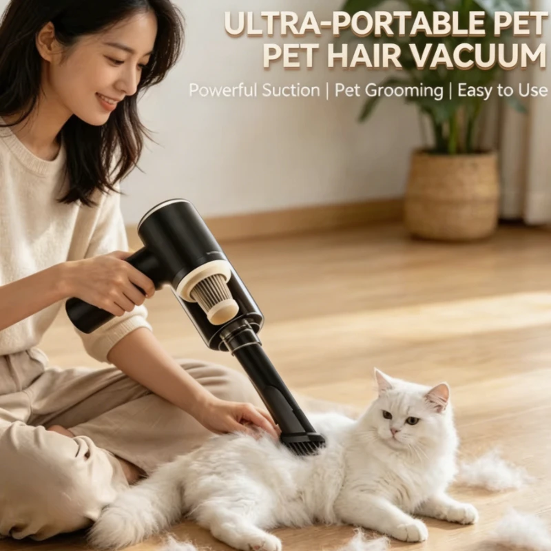 9000Pa Wireless Car Vacuum Cleaner USB Charging 1200mAh Portable Cleaning Appliance Mini Wet and Dry Vacuum Cleaner Household 1