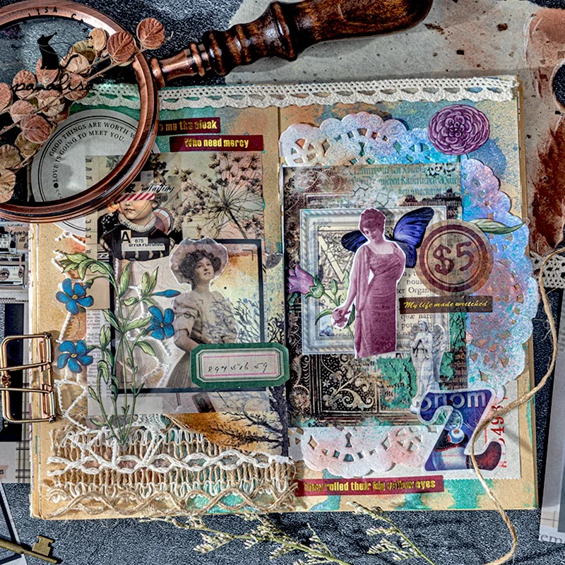 Vintage Frame Sticker Pack - 8 Style Scrapbooking & Handmade Craft Stickers