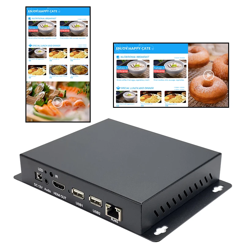 

Advertising Box Signage Player Restaurants Menu Billboard Android 11 Information Release Terminal Free Management Software Wifi