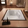 Bathtubs & Whirlpools 54 X 72 Rectangular Air Jet Bathtub with Left Drainage Position Coordinated with Modern and Latest Design 1