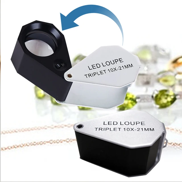 Pack De 6 Lentes De Aumento 10X Para Joyeros - Diámetro 21 Mm, ópticas Y De Lectura
