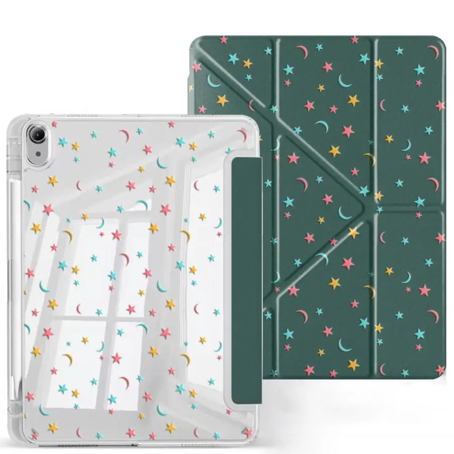 Pastel Y-Fold Tablet Case with Holder and Cover