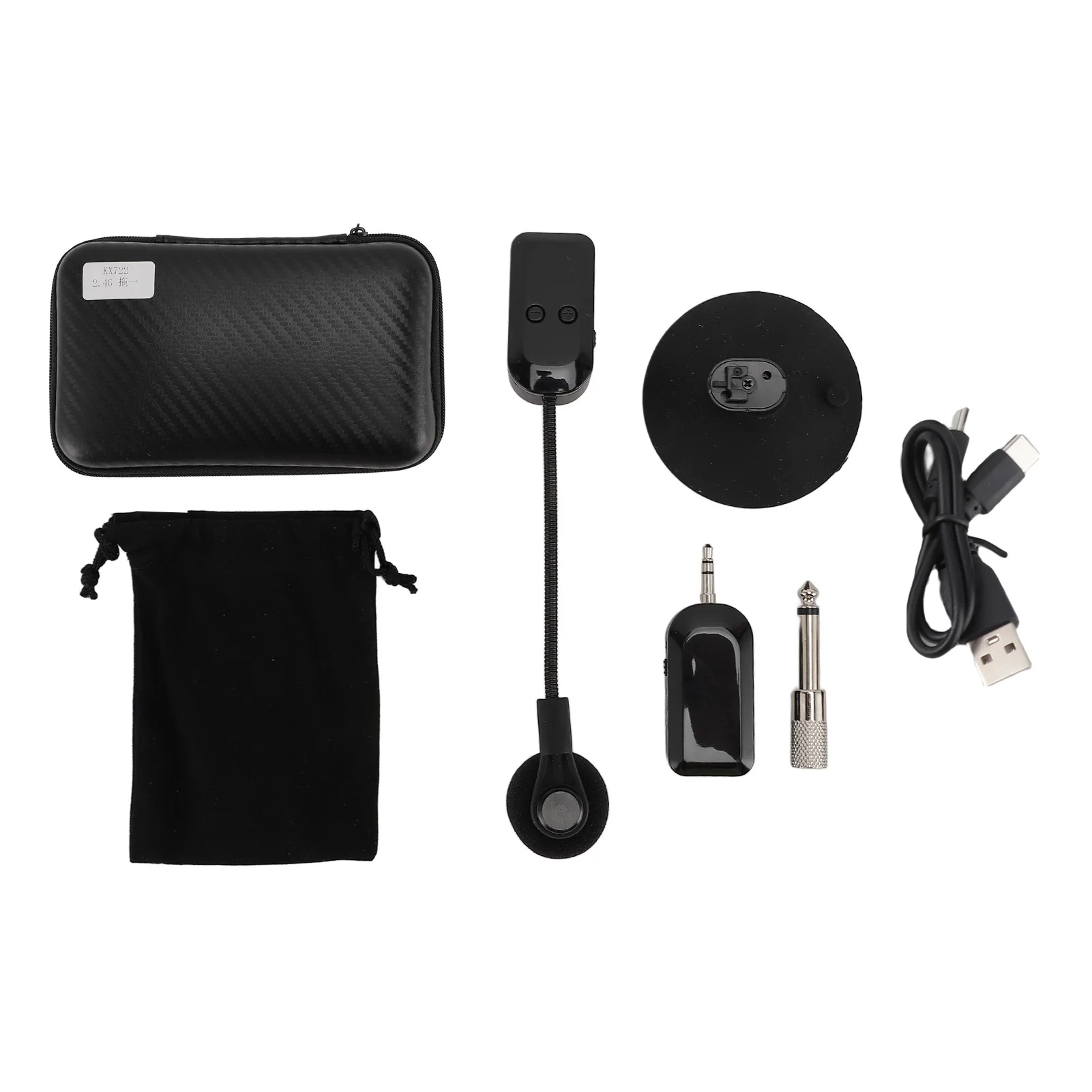 2.4G Wireless Instrument Microphone Pickup System for Guitar Violin Accordion Cello Zither Lute Stage Performance new