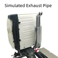 Metal Chimney Exhaust Pipe for Tamiya 1/14 RC Truck Scania 770s 56368 Actros r620 Upgrade Accessories 1