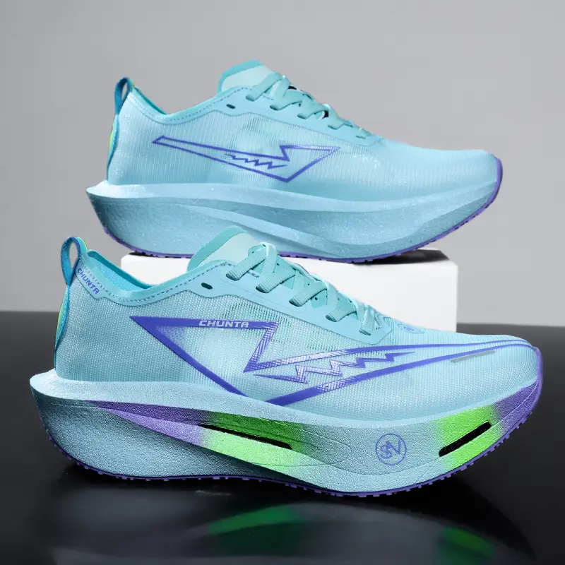 Marathon Men Running Shoes Carbon Board Speciality Sports Breathable Lightweight Women's Comfortable Athletic Chunta Sneakers - Image 3