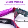 Heavy Duty Metal Gym Handles for  Cable Machine Attachment Resistance Bands Workout Two-color Double-layer Webbing Colorful Grip 2