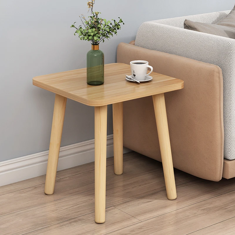 

Nordic Simplicity Sofa Side Table Living Room Coffee Table Home Small Apartment Bay Window Bedroom Small Square Tables