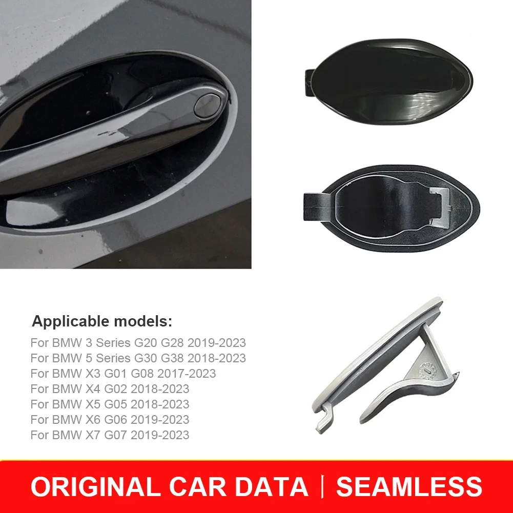 문짝 핸들 잠금 키 홀 캡, BMW X3 G08 2017-2023 용 전면 왼쪽 51217489341