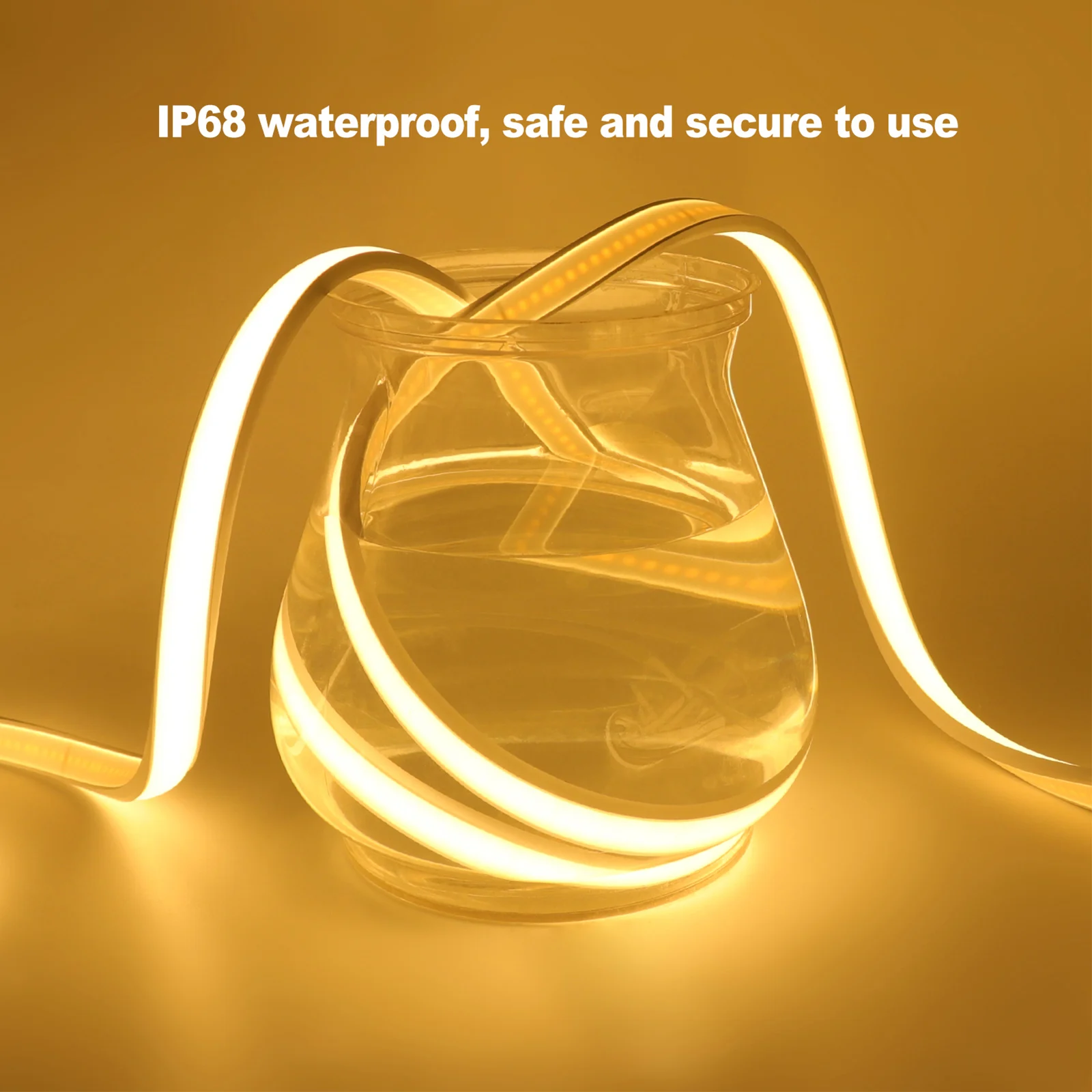Waterproof COB LED Strip USB 5V 320LEDs/m Flexible Neon Lights S83dc8a7adce0408395b990054487e989w