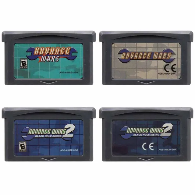 32 Bit Video Game Console Card GBA Game Cartridge Advance Wars Series Advance Wars 2 Black Hole Rising  for GBA English Version 2