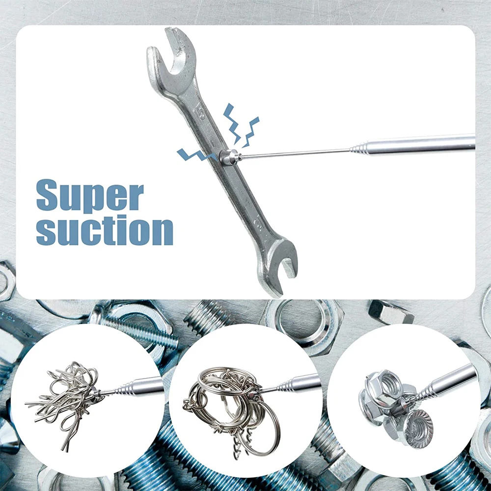 Outil Ramassage Magnétique Télescopique 65 Extracteur D Aimant Clé
