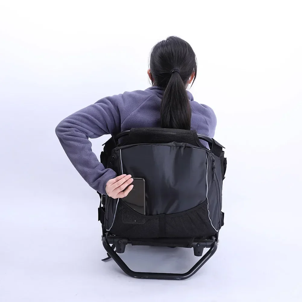 Waterproof Oxford Kayak Seat Backpack Organizer with Mesh Storage Bag