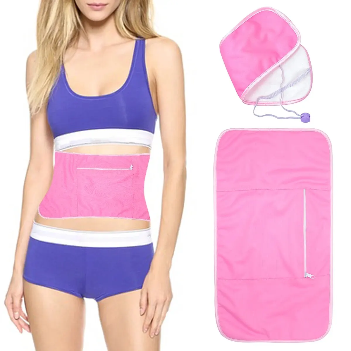 1set Castor Oil Compression Wrap Belt for Men Women weight loss products