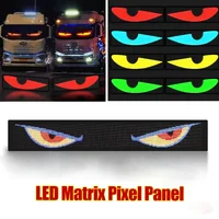RGB LED Car Sign Animation LED Matrix Pixel Panel DIY Programmable Bluetooth App Control LED Panel Flexible Display Light 2
