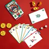 Mahjong Travel Set 146pcs/set Mahjong Playing Cards Thicken Large Print Handheld Poker Waterproof Chinese Mah Jongg American 4