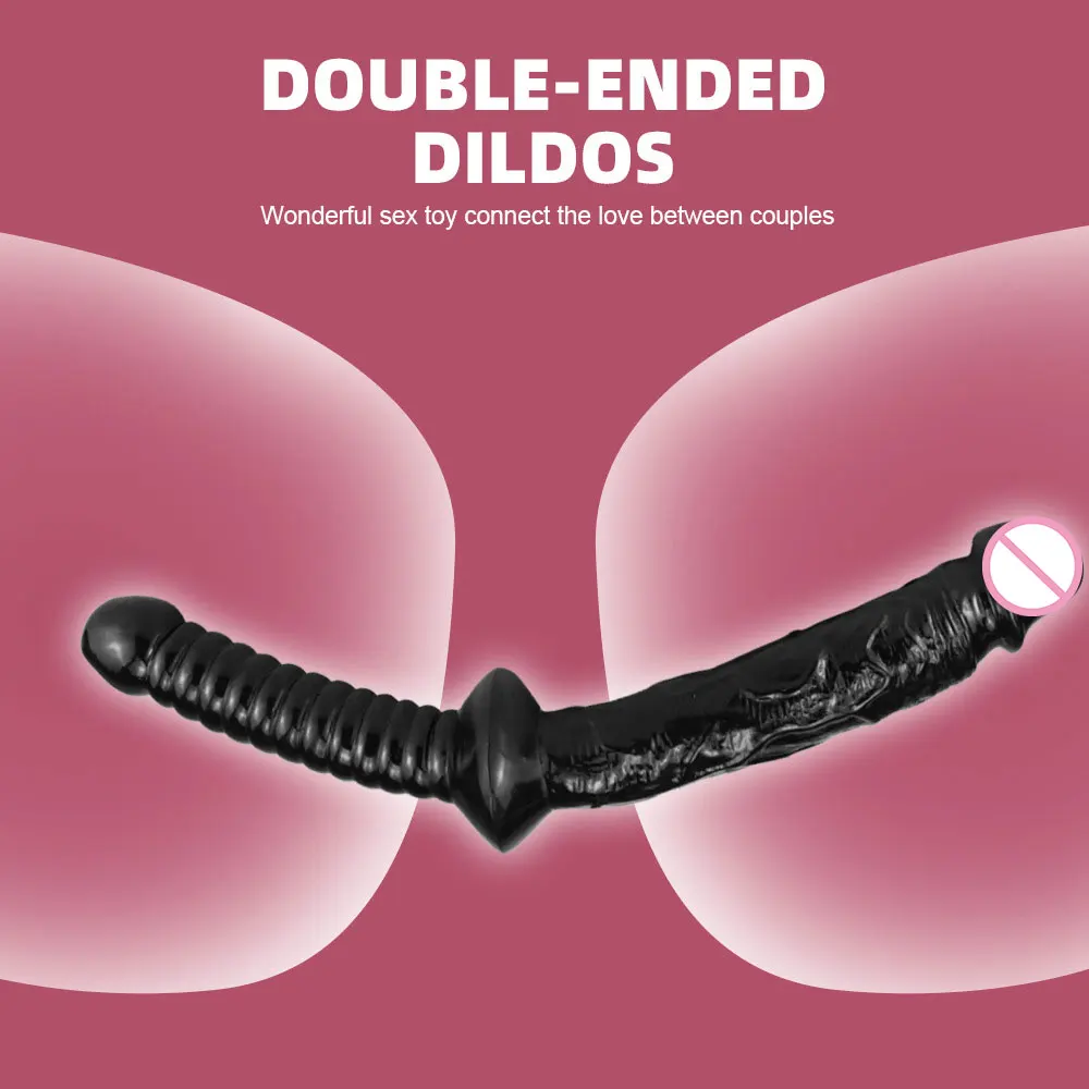 Double Ended Penetration Dildos Realistic Double Headed Phallus Stimulation Vagina and Anus Long Dick Sex Toys for Women Lesbian Mixed Procurement Accepted S83dcce3556da4e23a563d48dcce4cfc7A