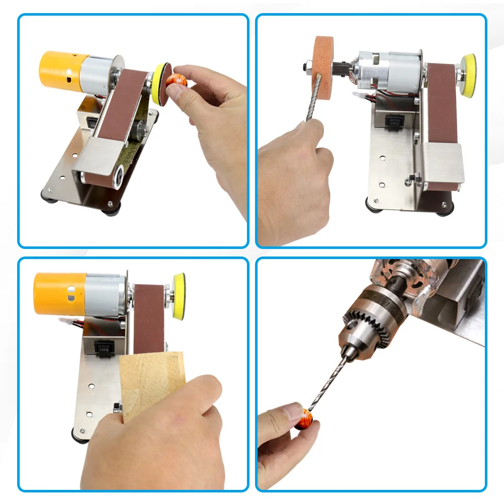 Belt Sander 30MM FIRECORE Knife Cutter Edges Sharpener Electric 7 Speed Regulation DIY Polishing Grinding