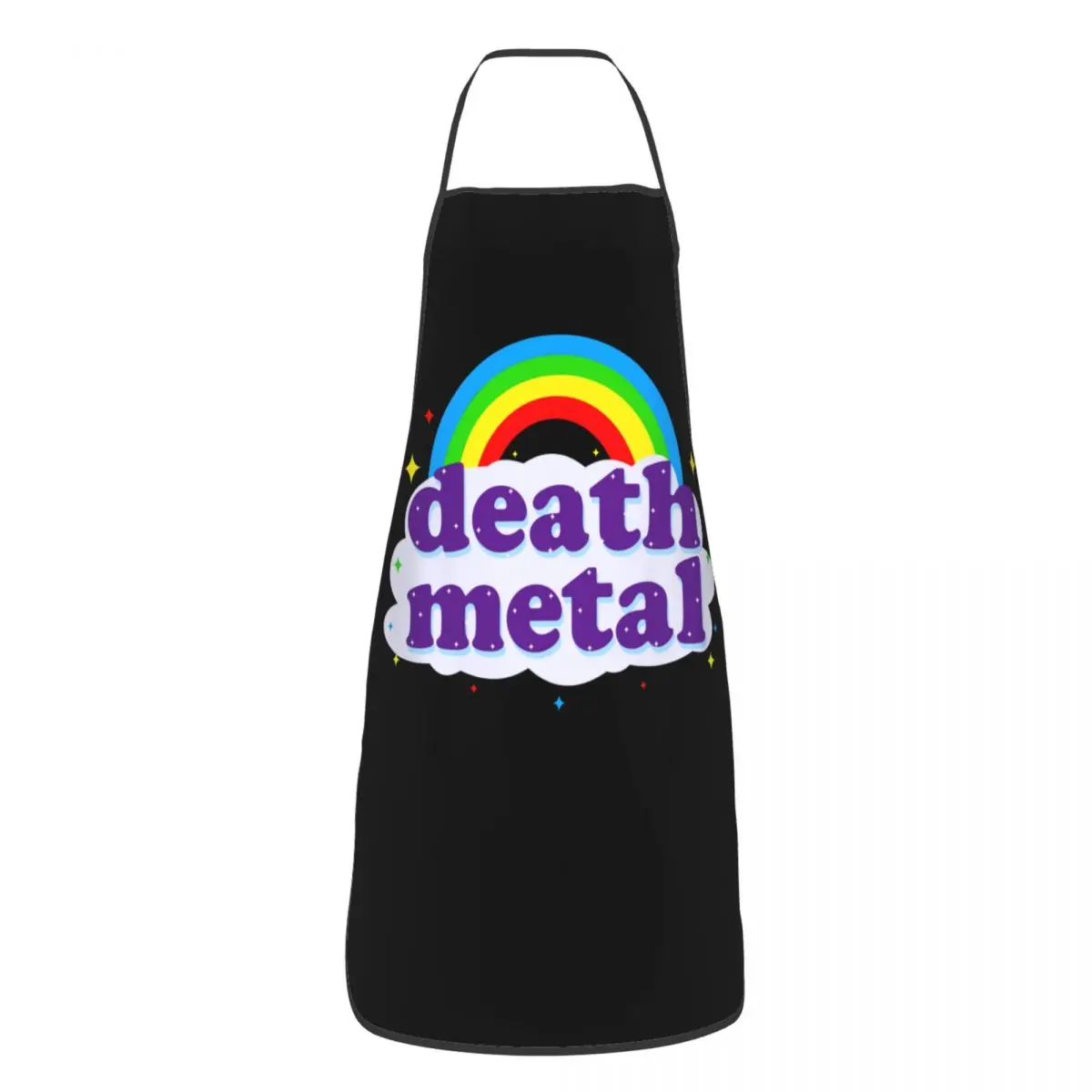 

Unisex Rock Music Death Metal Bib Apron Adult Women Men Chef Tablier Cuisine for Kitchen Cooking Painting