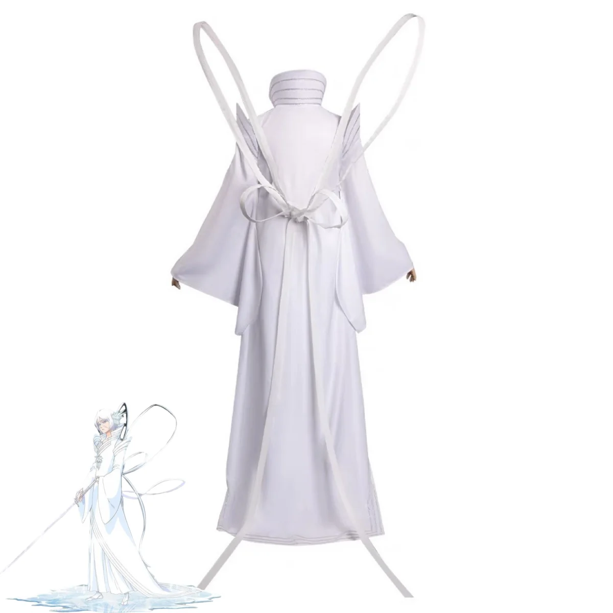 Bleach: Kuchiki Rukia | White Captain Uniform Cosplay Costume 21 Bleach Yoruichi Shihoin Captain Cosplay Costume