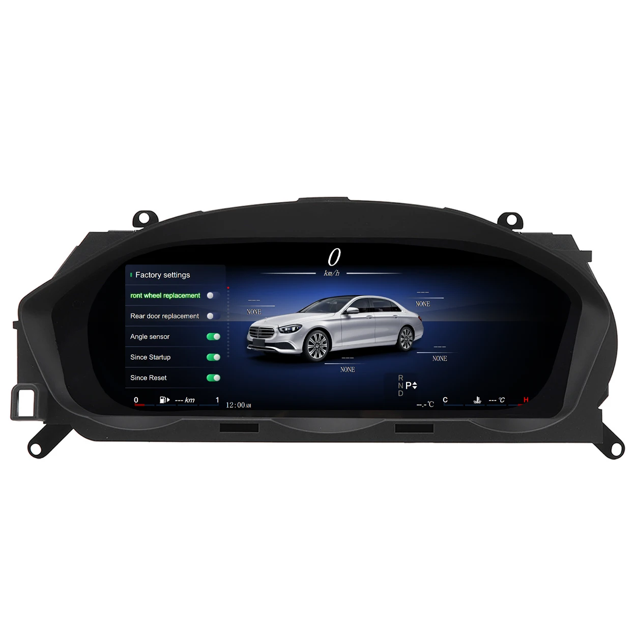 Panel de instrumentos digital de 12,3 pulgadas para Mercedes Benz Clase C W204 NTG4.0 NTG4.5 2008-2014, velocímetro LCD, panel de salpicadero 3