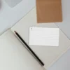 1 Set  Index Cards with Rings Study Flash Cards Single Hole Punched Flashcards Studying Note Card 5
