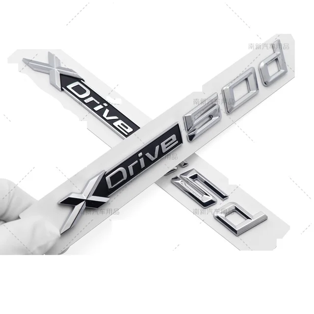 Adesivo XDrive Logo Per Auto - Nero Lucido, Applicazione Semplice, Per Parafango O Portellone - Foto 4