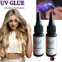 Professional 20g UV Glue For Fast Traceless Hair Extension Wig Glue Adhesive Bonding Lasting No Irritant  Barbershop accessories 1