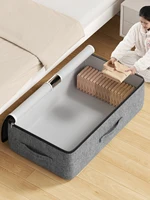 Large capacity under bed clothing storage bag Flat storage bag quilt blanket sorting bag Bedroom closet organizing saves space 2