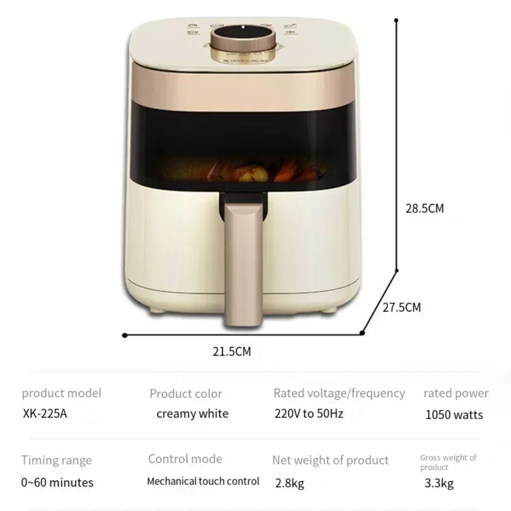 Air Fryer Household Multifunctional Intelligent Oil-less and Smoke-less Air Fryer Large Capacity Air Fryer 6
