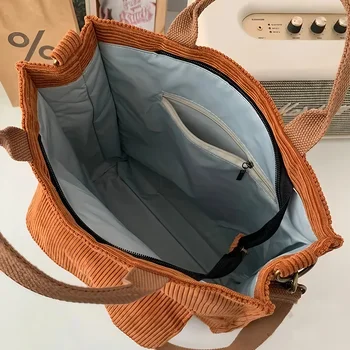 حقيبة يد نسائية كلاسيكية من سروال قصير، جيوب متعددة أنيقة، مثالية للطلاب، العمل، حقيبة يد يومية، حقيبة كتف عبر الجسم 5