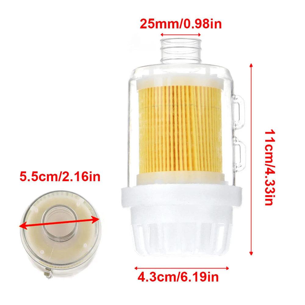 25mm 60cm Diesel Parking Heater Air Intake Filter Silencer Air Heater Duct Pipe For Webasto Dometic Eberspacher Yellow