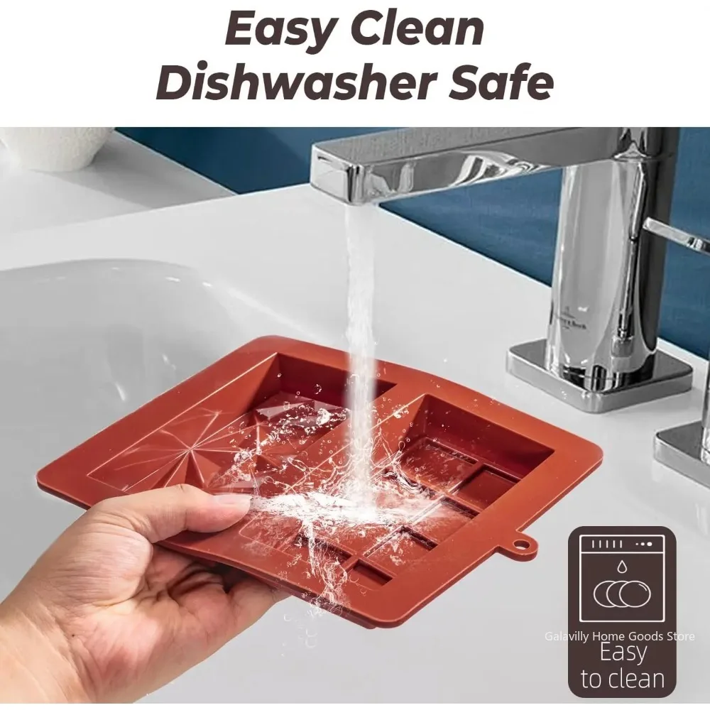 Dubai Chocolade Mold Bar Pistache Chocolade Bar Siliconen Dikke Mal voor het vullen van staven, Grote Candy Bar Mold voor het vullen - Image 5