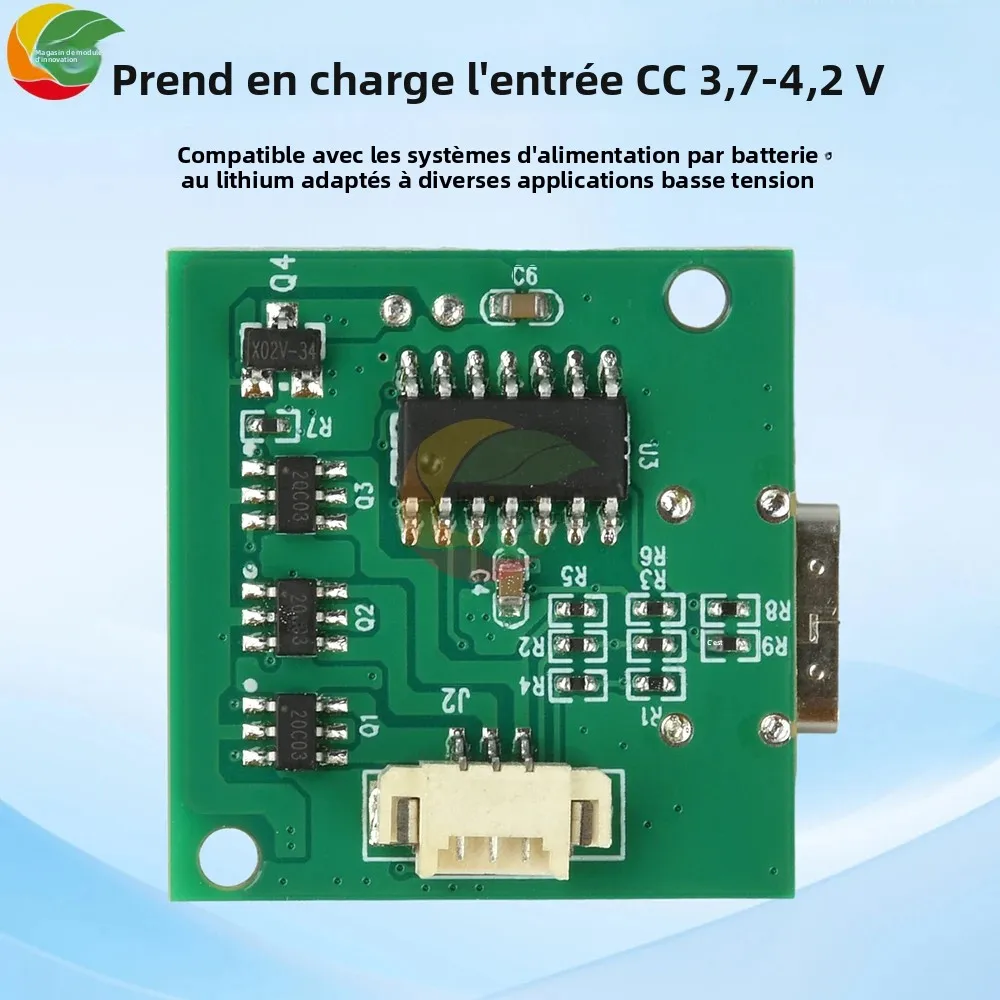 Contrôleur ESC sans balais 3-5V 3A 15W pour mini moteur RC, câbles et connecteurs en gros plan