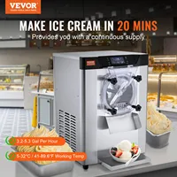 VEVOR 4.5L Commercial Ice Cream Machine 1713W Single Flavor Countertop Hard Serve IceCream Maker for Restaurant Snack Bar 2