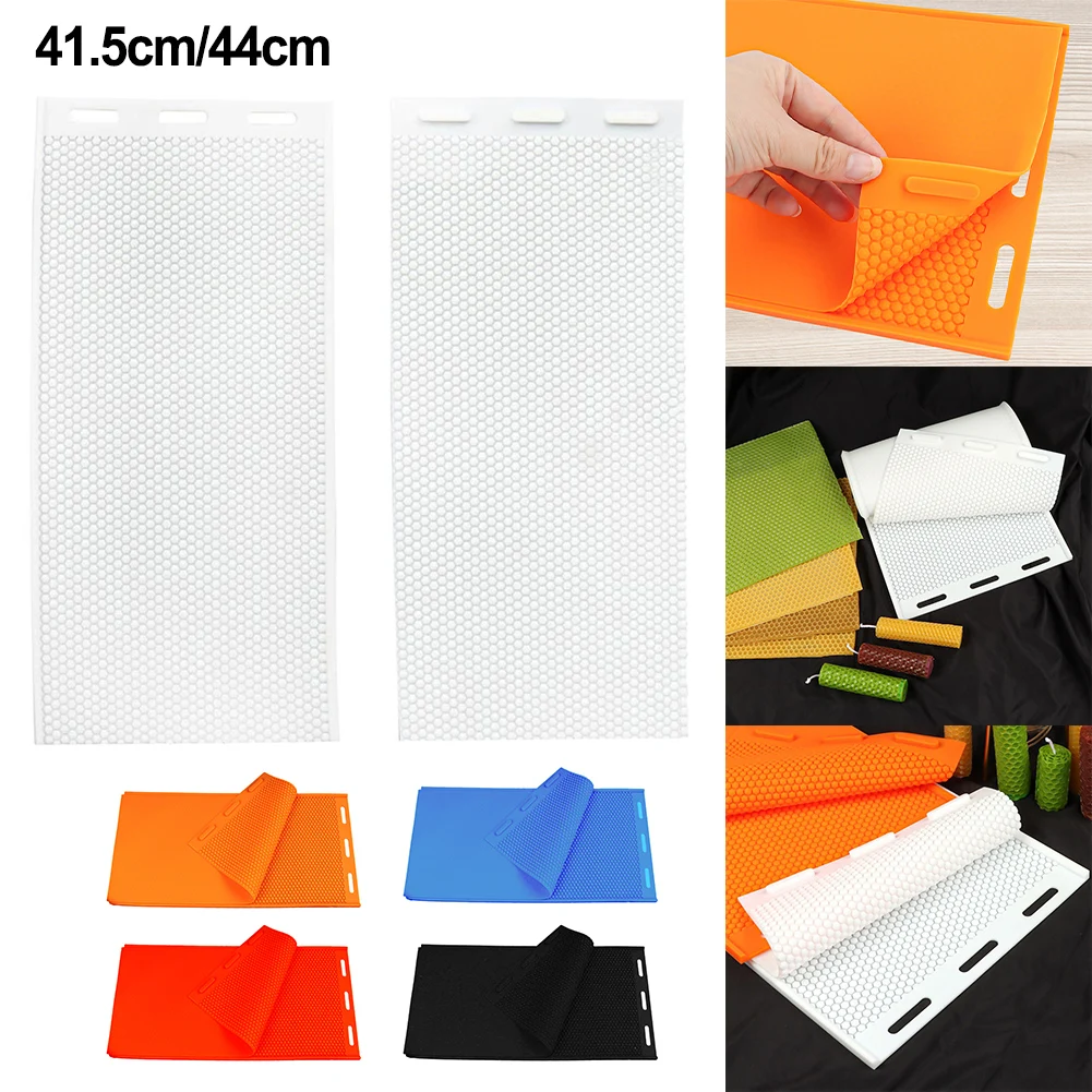 

New Beeswax Press Sheet Mould Flexible Beeswax Embosser Machine Mold Silicone Harmless Handmade Durable Beekeeper Accessories