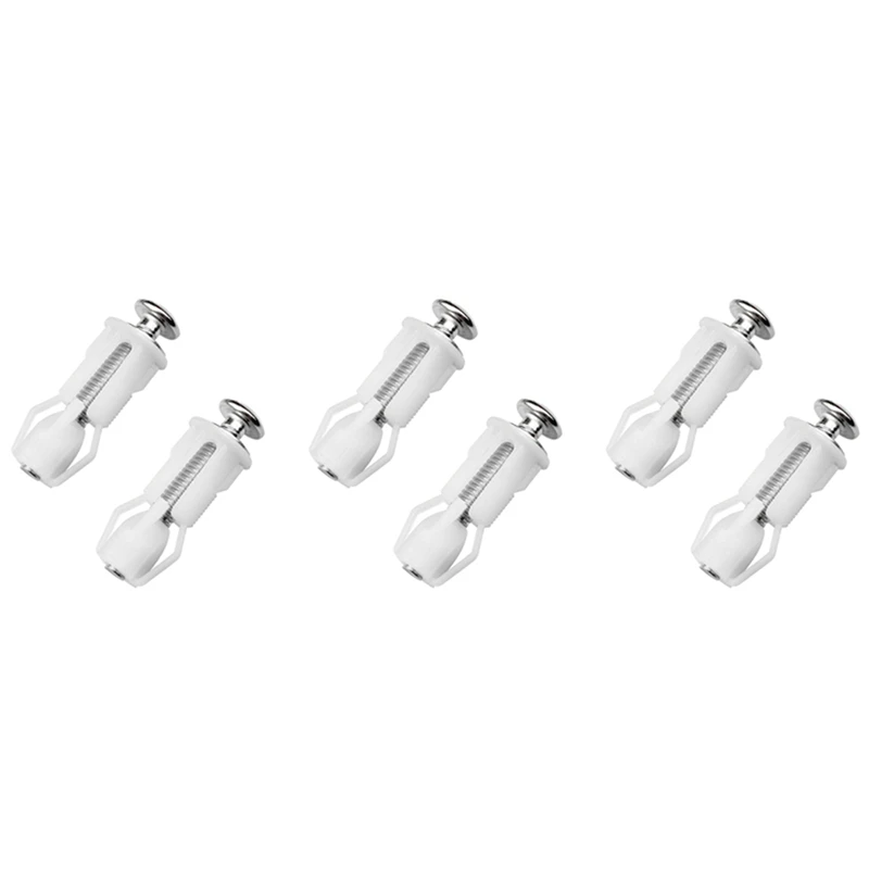 

3X Toilet Seat Screws And Toilet Lid Screws Stainless Steel Top Fixing Hinges Screws, For Toilet Seat Replacement Parts