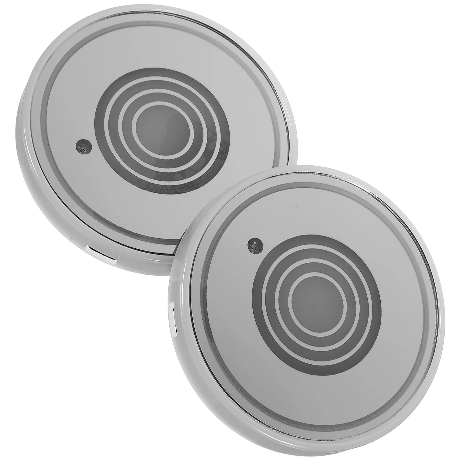 

2Pcs Car LED Water Cup Pad Luminescent Water Glass Mat Atmosphere Light (Three Aureole)